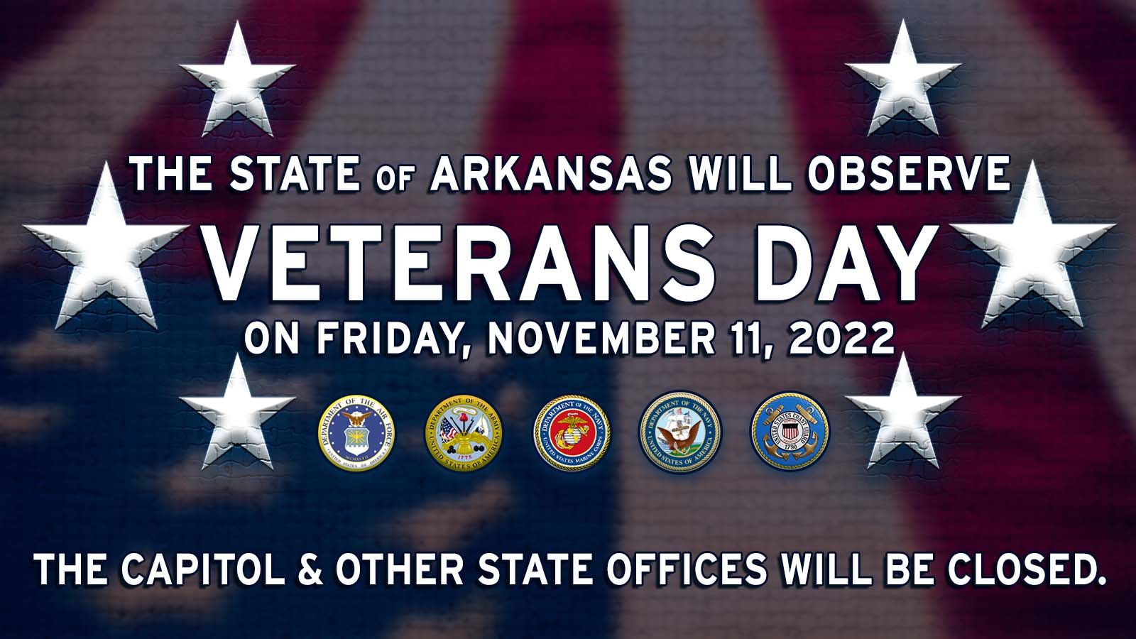 2022 Veterans Day Arkansas House of Representatives